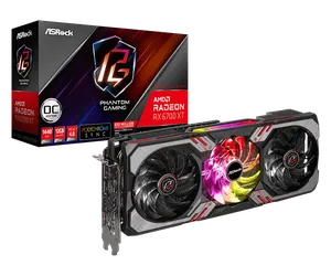 AMD Radeon RX 6700 XT Phantom Gaming D 12GB OC